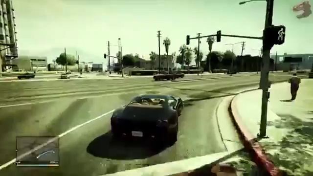 езда на мотоцикле в видео игры GTA5 Быстрый видео 2015 смотреть онлайн