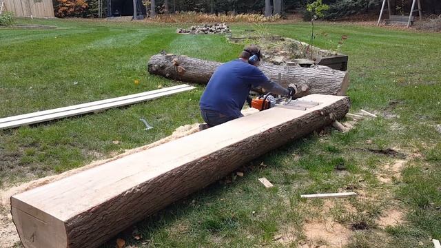 Granberg Chainsaw Mill (g77) with Stihl MS 271 - 20 inch wide, 13 foot long board смотреть онлайн