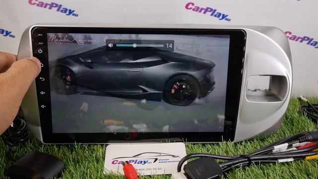 Toyota Vitz XP130, 3 поколение (серый цвет), штатная Андройд магнитола Teyes CC3 смотреть онлайн