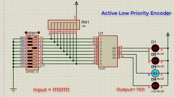 Proteus Lesson 7 Decoders, Encoders, Multiplexer, and Demultiplexer بروتس أجهزة  التشفير وفك التشفي