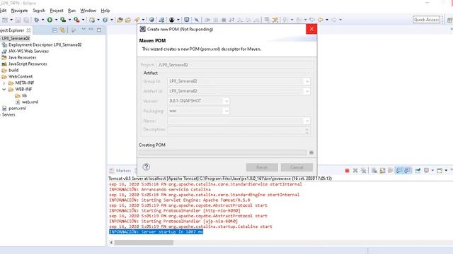 Cómo crear un proyecto web en Java con Maven en la IDE Eclipse смотреть онлайн