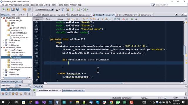 Part 3 AUCA - Java Desktop App with RMI and Hibernate: Client View: Create + JTable смотреть онлайн