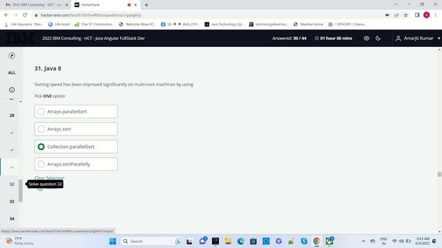 IBM Consulting - HCT - Java Angular FullStack Dev online Test Coding Programming Interview 2023 смотреть онлайн