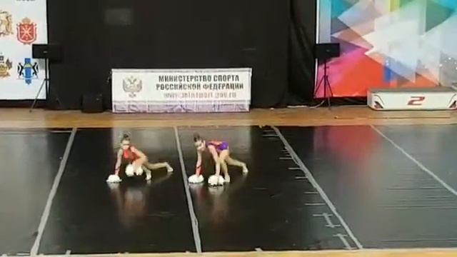Первенство России по чирлидингу 2017,команда Орикс,двойка данс смотреть онлайн