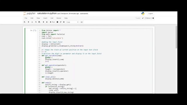 Calculator in Python Programming Language смотреть онлайн