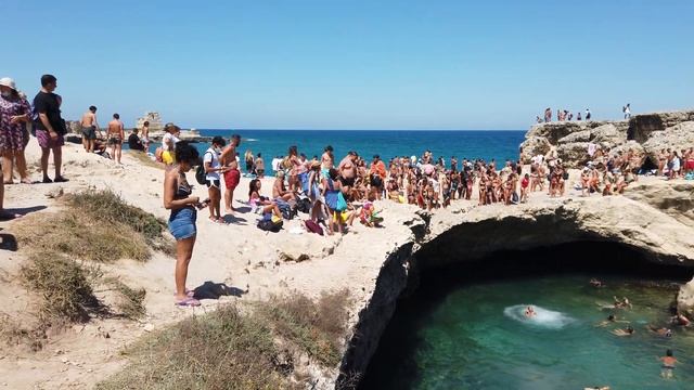 4K View - Cave Of Poetry (Grotta Della Poesia), Italy 
