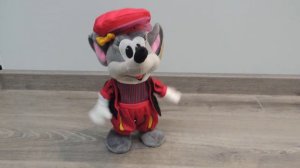 Поющая и танцующая мягкая игрушка «Мышонок» символ года 2020 в красных штанишках