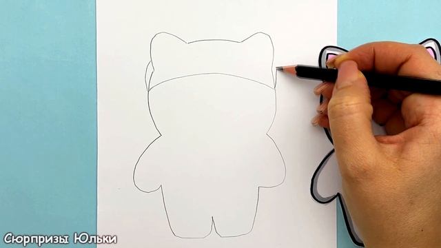 Как Сделать Лалафанфан Котика и одежду ему| Животные Лалафан своими руками из бумаги| Сюрпризы Юльк смотреть онлайн