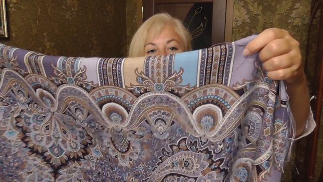 Видеообзор пп платков в размере 125×125 "Золотой петушок" Часть4 #павловопосадский#платок#шаль смотреть онлайн