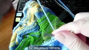 Как легко связать втачной рукав? #lusiten Как вязать втачной рукав!