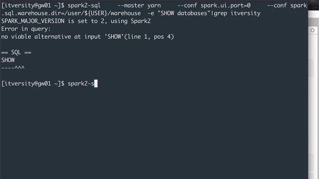 Spark SQL - Getting Started - Managing Spark Metastore Databases смотреть онлайн
