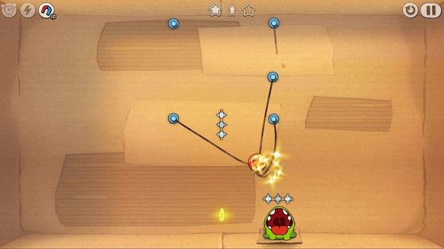 Cut The Rope - картонная коробка уровень 18