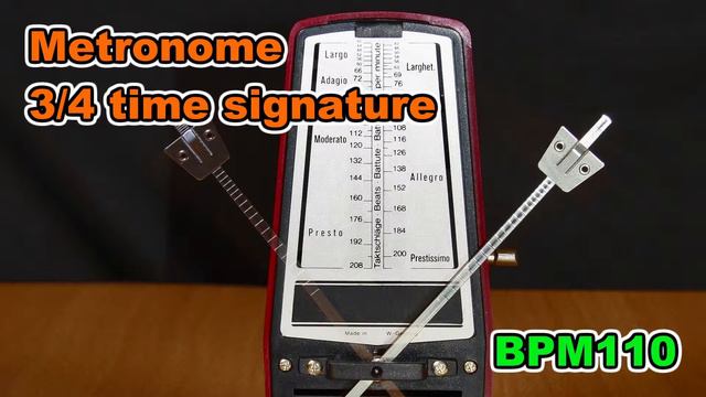 【Metronome】3/4 time signature, 30minutes【BPM110】 смотреть онлайн