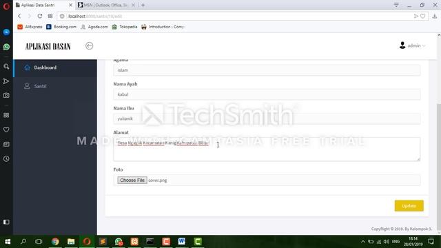 Pengoperasian Aplikasi Data Santri berbasis Laravel смотреть онлайн