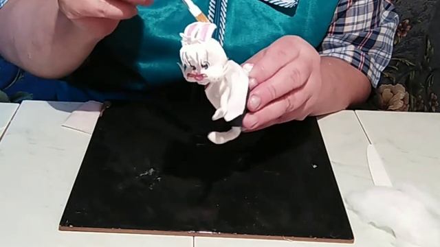 Ватная Игрушка Кролик из сказки ,,Алиса в стране чудес ,,3ч. Rabbit craft смотреть онлайн