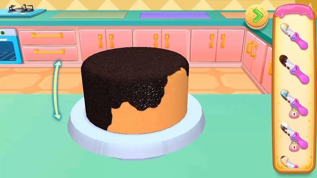 Зайка С Днем РОЖДЕНИЯ - Пекарня Готовим Торт | Игры для Девочек смотреть онлайн