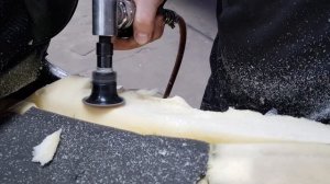 Восстановление поролона. Ремонт просевшей боковины сиденья.