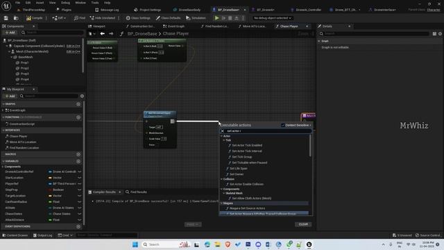 MrWhiz Unreal Engine 5 Advanced Drone AI Tutorial-AI Chase Player - 6 #mrwhiz #unrealengine5 #drone
