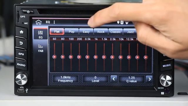 Eunavi - 2 din universal radio ( Android 6.0 ) смотреть онлайн