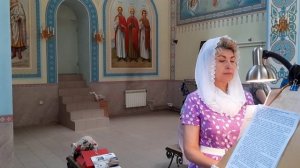 Третий антифон «Блаженны». Читает Мария Урюпина