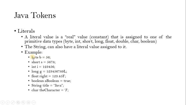 2.Week2-Chapter 2-Part A Java Tokens смотреть онлайн