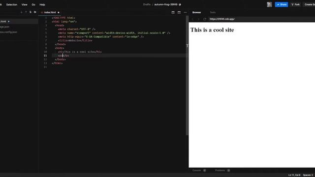 CodeSandbox: Online IDE for Rapid Web Development смотреть онлайн