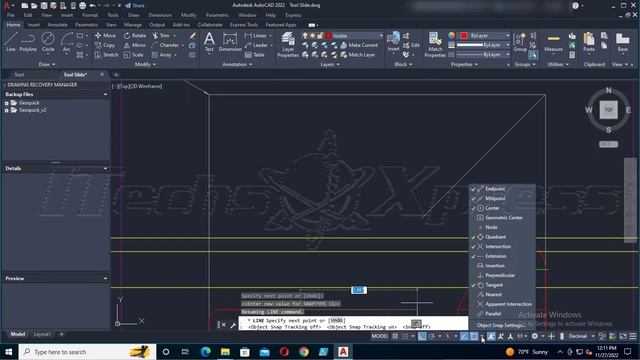 2022 11 26 AutoCAD Assignment 4 7 Page 238 TOOL SLIDE смотреть онлайн