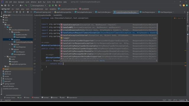 Microservices | Spring Boot Exception Handling and Reporting смотреть онлайн