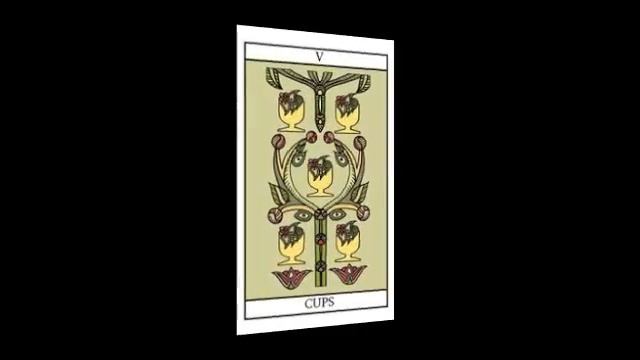 Таро - Петица Чаши (Tarot - Five of Cup) смотреть онлайн
