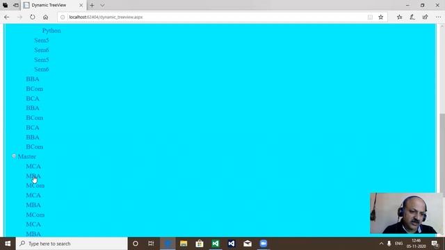 Dynamic Nodes in TreeView Control in ASP.NET C# смотреть онлайн