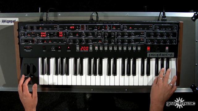 Sequential Prophet 6 6-Voice Analog Synthesizer | Gear4music demo смотреть онлайн