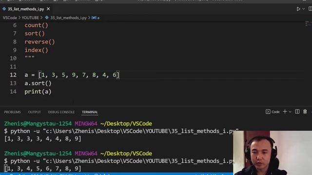 21. Тізім Әдістері I | List Methods I - Python Қазақша смотреть онлайн