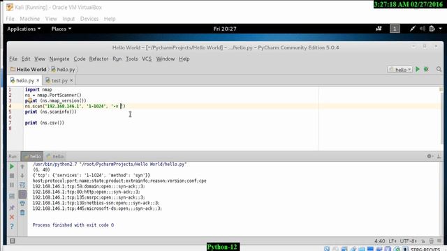 14 Building an Nmap Network Scanner Part 2 смотреть онлайн