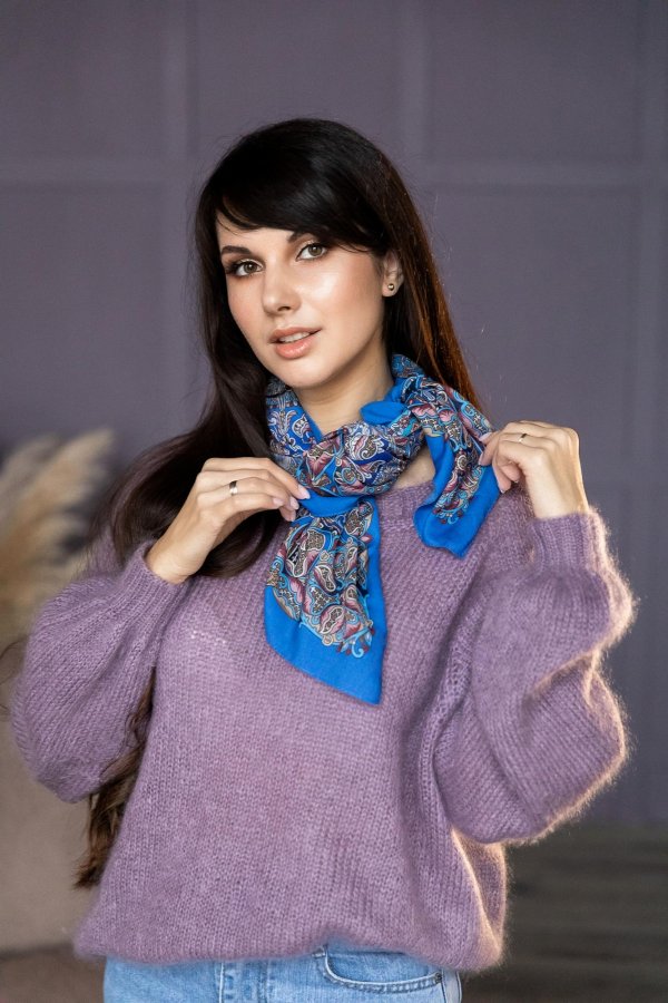 Платок из вискозы "Пасьянс", вид 13