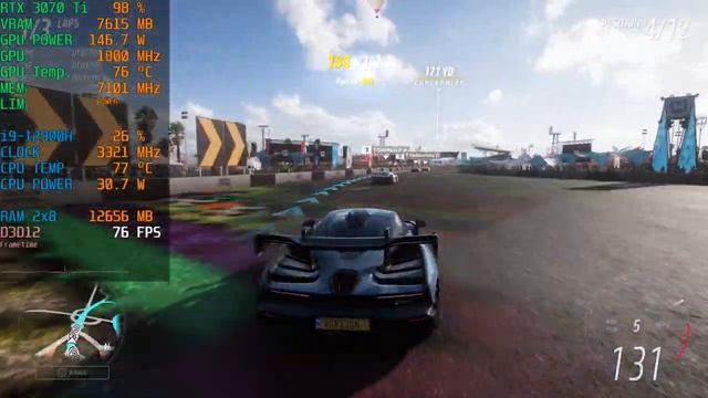 Forza Horizon 5 Extreme Settings, Ray Tracing 1440p | RTX 3070 Ti | i9 12900H смотреть онлайн