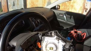 Снятие подушки безопасности (airbag) Mazda 6 GG