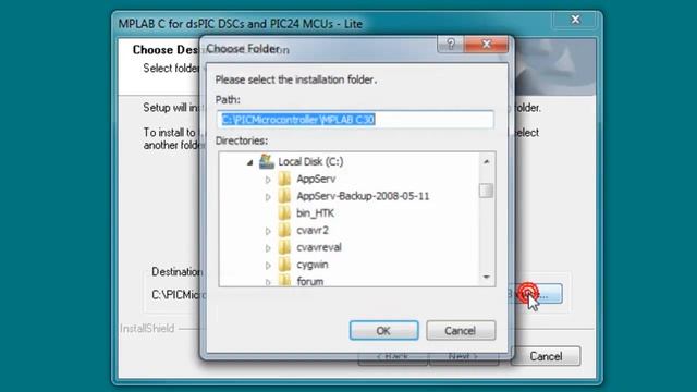 CH04--Install MPLAB C30 Compiler смотреть онлайн