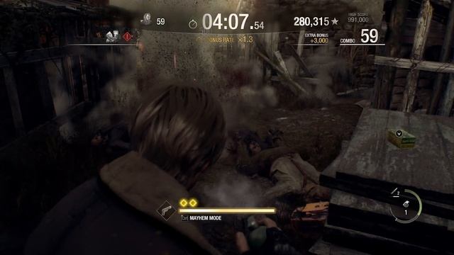 Resident Evil 4 Remake the Mercenaries - Leon Village S++ Gameplay Full Game PC 4K #residentevil смотреть онлайн