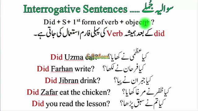 Past Indefinite Tense فعل ماضی مطلق Tenses Seekhain Deffinition with Examples…By S.jabeen смотреть онлайн