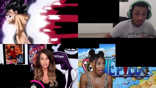 Luffy Gear 4 (Snakeman) vs Katakuri - Reaction Mashup смотреть онлайн