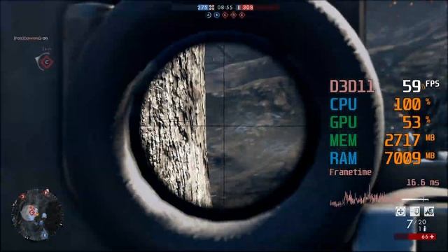 GeForce RTX 2060 -- Intel Core i5-4690K -- Battlefield 1 BF1 Benchmark Verdun Heights смотреть онлайн