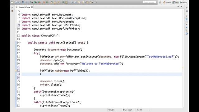 How to create pdf in java using itext смотреть онлайн