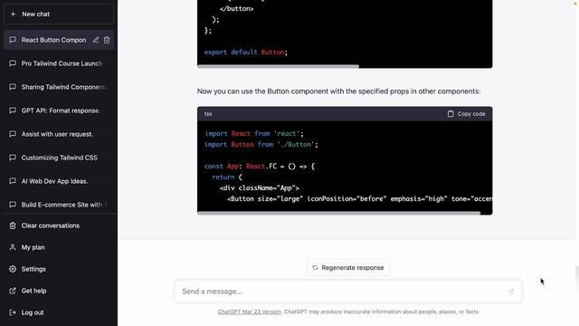 Asking ChatGPT to build a multi-style Button components смотреть онлайн