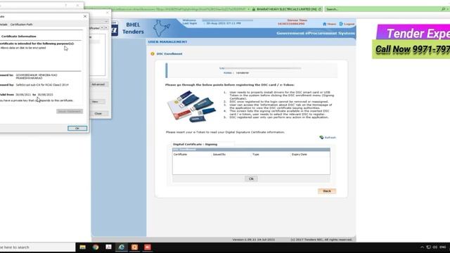 ENROLL /REGISTER NEW DIGITAL SIGNATURE (DSC) NOT DETECTING for E-Tender | ePASS2003 | WD PROXKEY смотреть онлайн