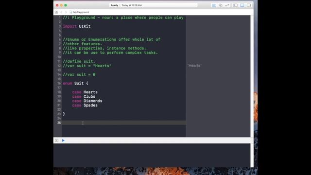 Enumerations - Swift 3 смотреть онлайн