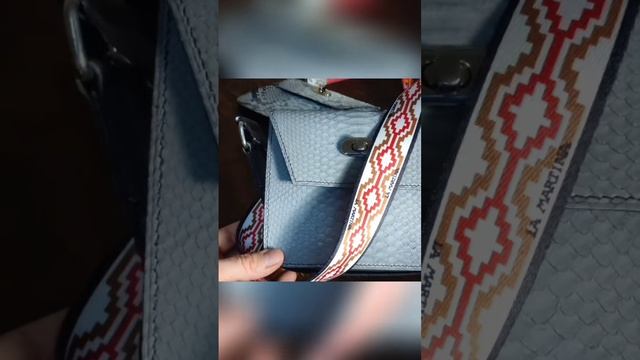 Женская сумка своими руками. Экзотическая натуральная кожа. смотреть онлайн