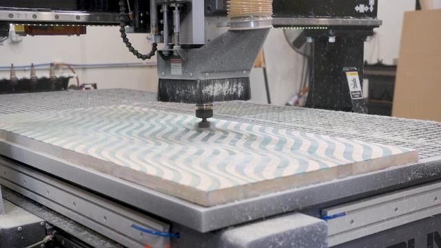 Making A Custom 3D Epoxy Table With Letter Inlay  Furniture Making