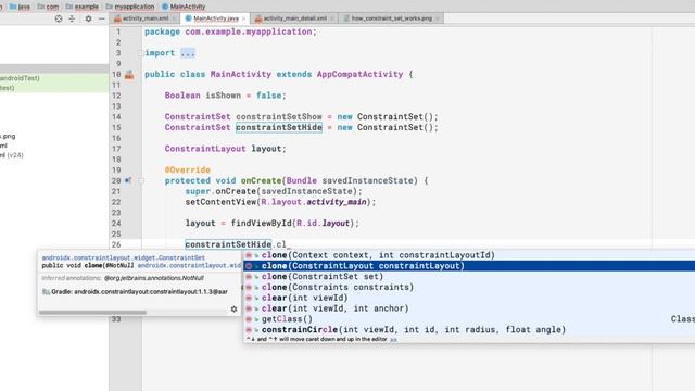 Keyframe Animations with ConstraintLayout and ConstraintSet смотреть онлайн