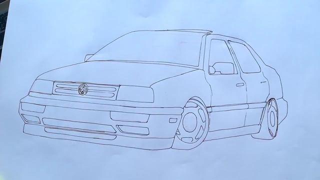 Car Sketch Render | 1992-98 VW MK3 Jetta VR6 "Vura" смотреть онлайн