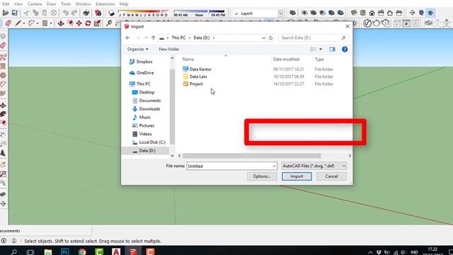 Import Denah Autocad Ke Sketchup смотреть онлайн